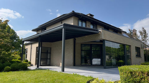 Terrasoverkapping met schuin dak - NU 10% korting!