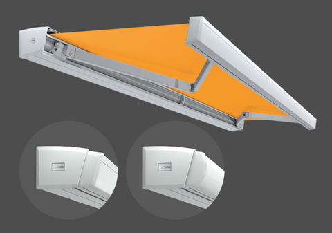 zonnescherm, zonneluifel, zonnetent, luifel, knikarmscherm, zonwering, buitenzonwering