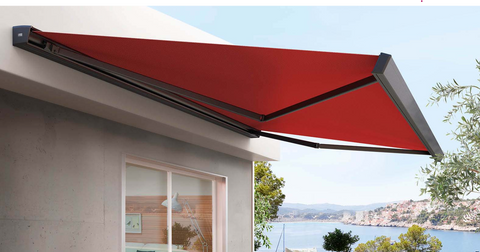 zonnescherm, zonneluifel, zonnetent, luifel, knikarmscherm, zonwering, buitenzonwering