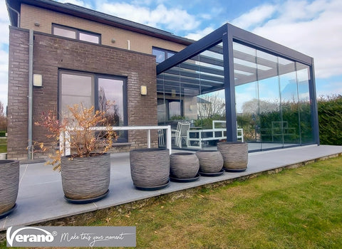 V872 Salerno design kubistische overkapping