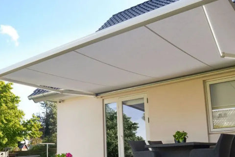 zonnescherm, zonneluifel, zonnetent, luifel, knikarmscherm, zonwering, buitenzonwering
