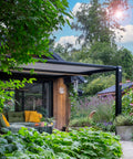 pergola, pergolazonwering, overkapping, aluminium pergola, V642, zonwering